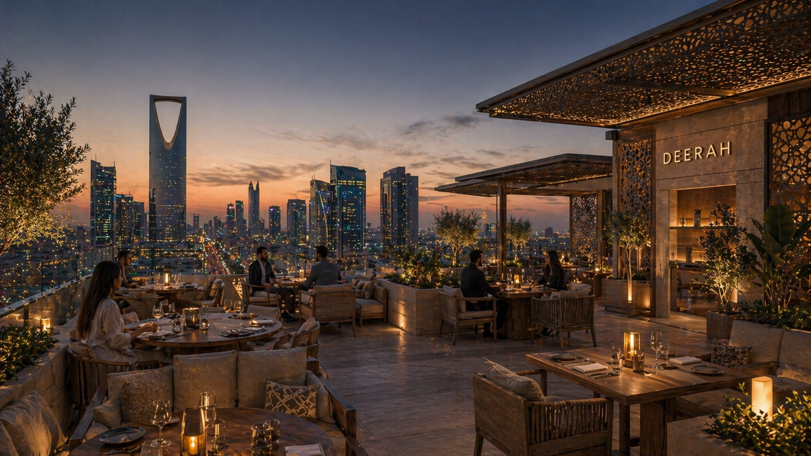 Above the City — rooftop dining